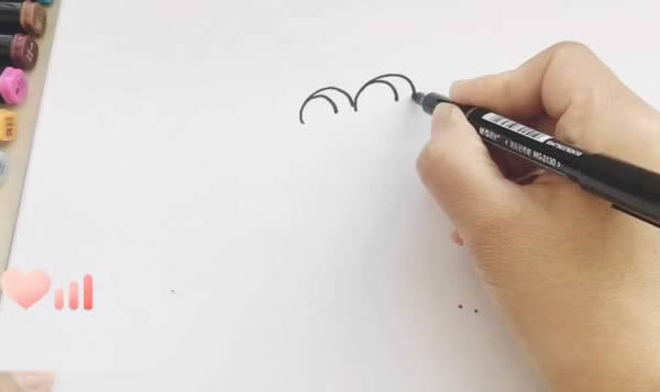 荷葉上的青蛙簡(jiǎn)筆畫(huà)步驟