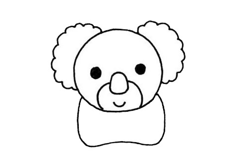 幼兒學畫考拉簡筆畫