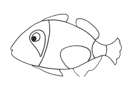 一組關于熱帶魚的簡筆畫大全