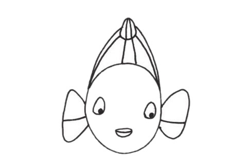一組關于熱帶魚的簡筆畫大全