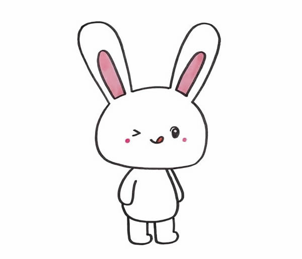 卡通小兔子簡筆畫教程