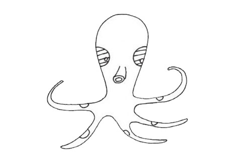 章魚怎么畫比較簡單