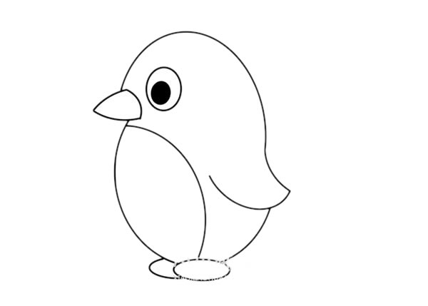 卡通企鵝簡(jiǎn)筆畫(huà)的畫(huà)法