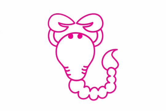 一步步教你畫蝎子