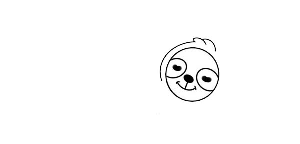 掛在樹(shù)枝上的樹(shù)懶簡(jiǎn)筆畫(huà)