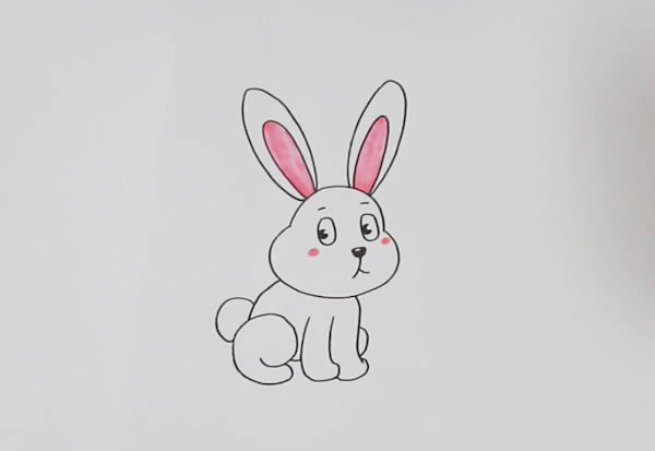 萌萌噠小兔子簡(jiǎn)筆畫(huà)