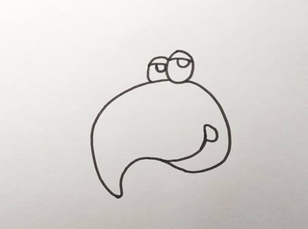 卡通風(fēng)格的烏鴉簡(jiǎn)筆畫步驟