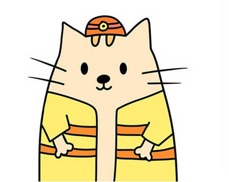 小貓怎么畫簡單又可愛 卡通小貓簡筆畫圖片大全
