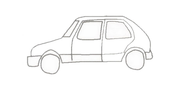 出租車怎么畫(huà) 出租車簡(jiǎn)筆畫(huà)步驟
