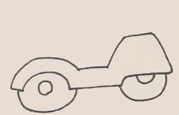 電動車簡筆畫步驟