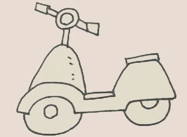 電動車簡筆畫步驟