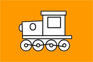 火車簡筆畫怎么畫最簡單