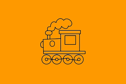火車簡筆畫怎么畫最簡單