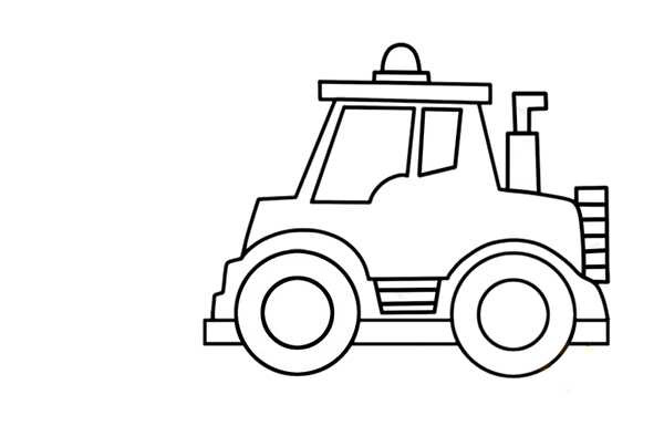 推土機(jī)怎么畫(huà)簡(jiǎn)單又好看