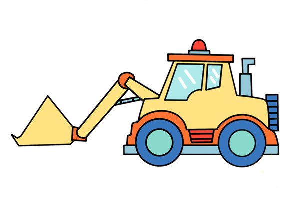 推土機(jī)怎么畫(huà)簡(jiǎn)單又好看