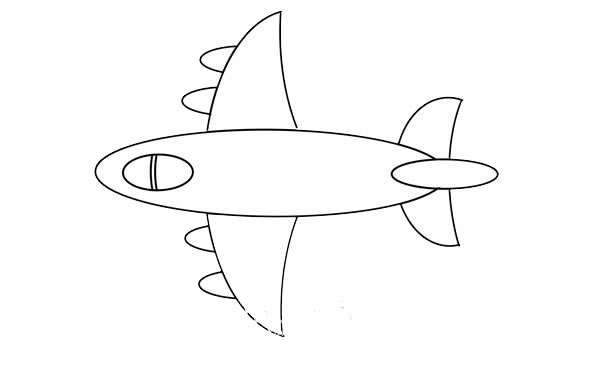 關(guān)于飛機(jī)的兒童簡筆畫