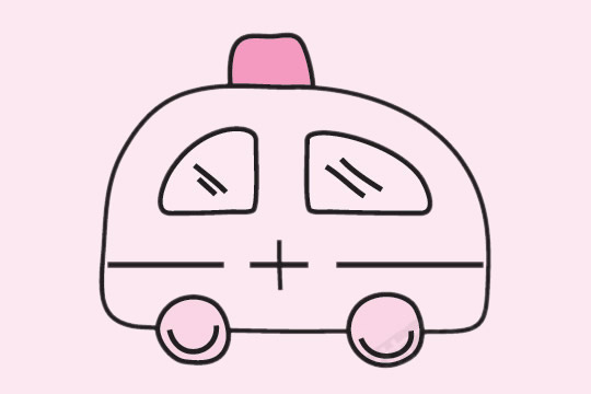 救護車簡筆畫步驟教程