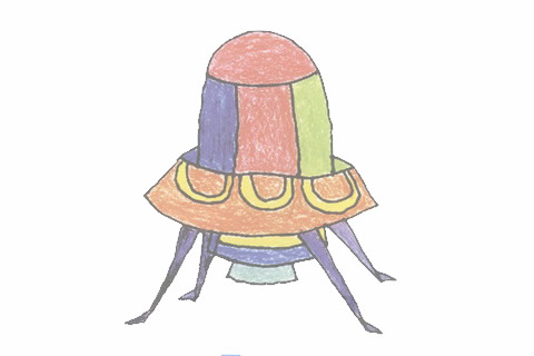 航天探測器怎么畫 探測器簡筆畫教程
