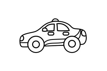 警車簡筆畫怎么畫 警車簡筆畫步驟