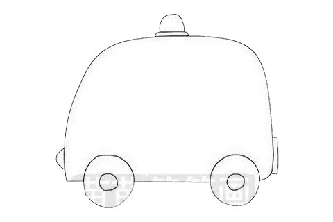 非常簡單的救護車簡筆畫 非常簡單的救護車簡筆畫