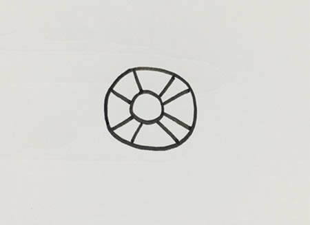 小游艇的簡筆畫步驟
