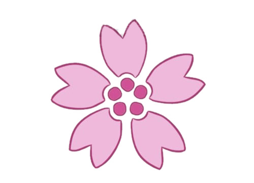 櫻花的花瓣簡筆畫