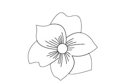 三款杜鵑花的簡(jiǎn)筆畫 三款杜鵑花的簡(jiǎn)筆畫