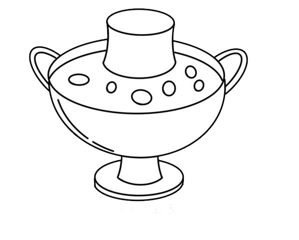 美味的火鍋簡(jiǎn)筆畫(huà)