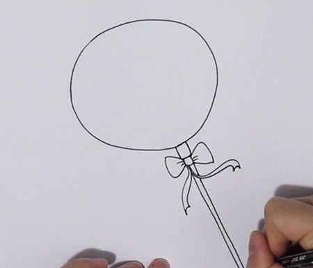 好看的彩虹棒棒糖簡筆畫