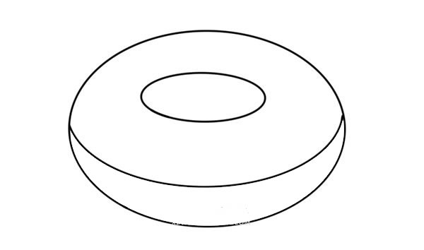 巧克力甜甜圈簡(jiǎn)筆畫(huà)畫(huà)法