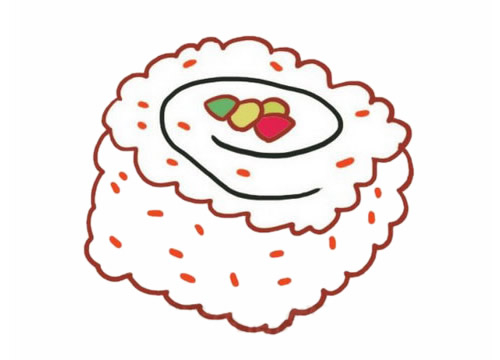 壽司簡筆畫圖片大全