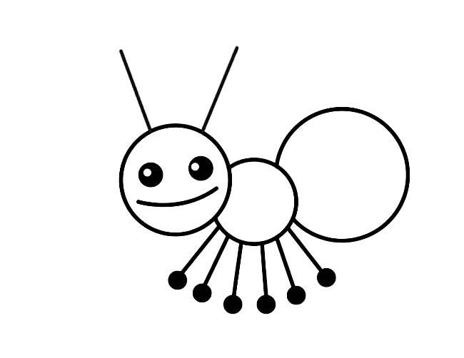 適合初學(xué)者的螞蟻簡(jiǎn)筆畫 適合初學(xué)者的螞蟻簡(jiǎn)筆畫