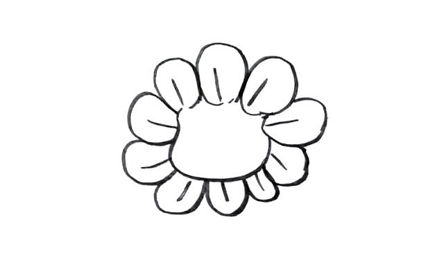 簡(jiǎn)單八步畫出卡通向日葵簡(jiǎn)筆畫