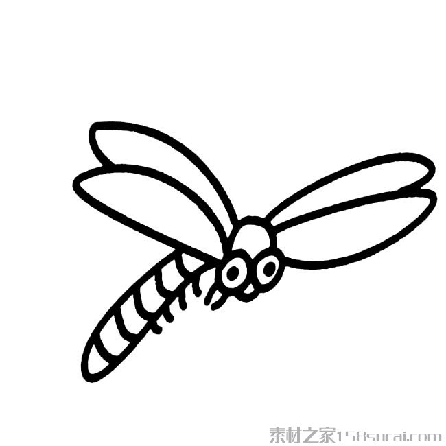 推薦幾款蜻蜓的簡筆畫
