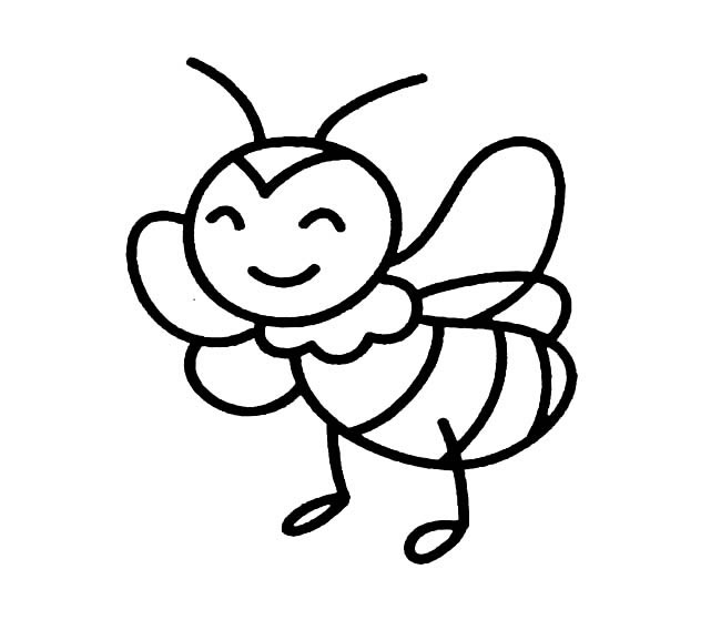 一看就會(huì)的蜜蜂簡(jiǎn)筆畫 一看就會(huì)的蜜蜂簡(jiǎn)筆畫