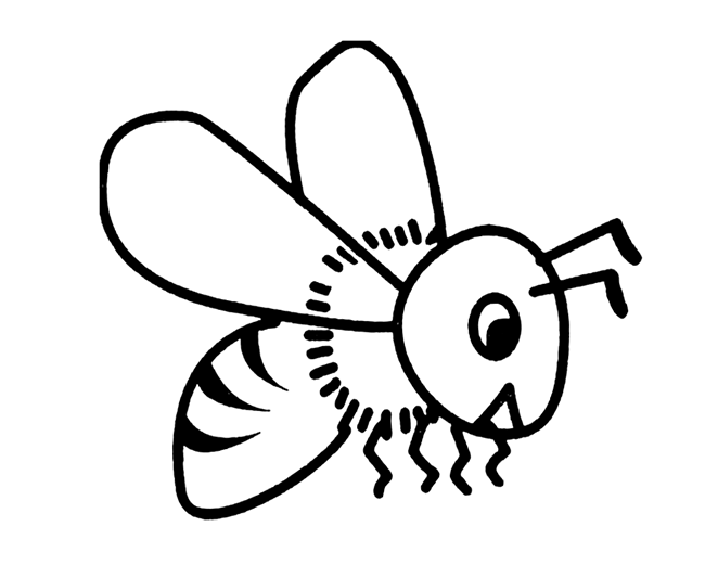蜜蜂兒童畫(huà)簡(jiǎn)單畫(huà)法 蜜蜂兒童畫(huà)簡(jiǎn)單畫(huà)法