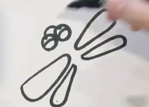 幼兒簡筆畫蜻蜓的畫法