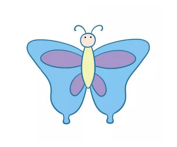 三款漂亮的蝴蝶簡(jiǎn)筆畫(huà)