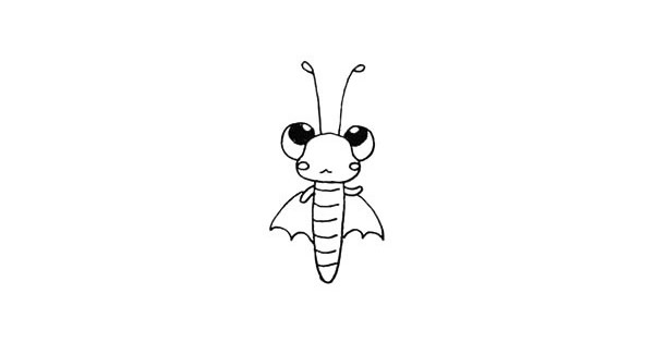 色彩斑斕的蝴蝶簡(jiǎn)筆畫