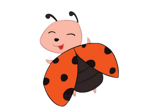 彩色的七星瓢蟲簡筆畫大全