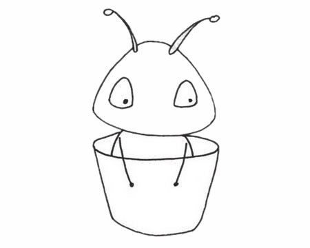 一組螞蟻簡(jiǎn)筆畫(huà)圖片大全