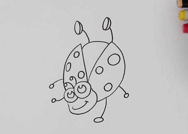 七星瓢蟲簡(jiǎn)筆畫教程