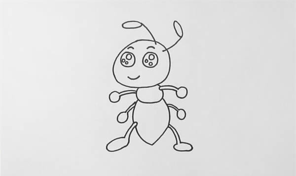 卡通螞蟻怎么畫簡單又漂亮