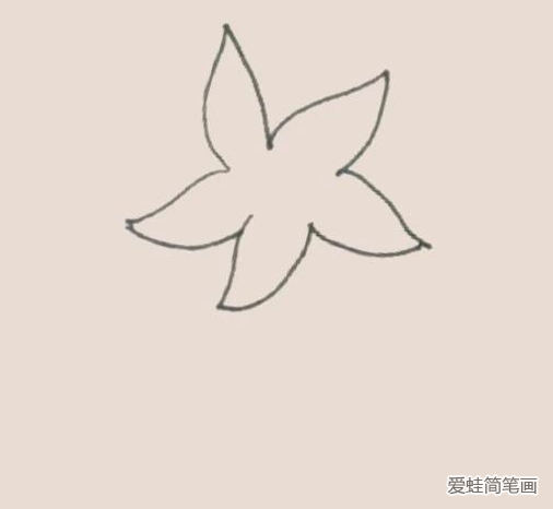 百合花簡筆畫