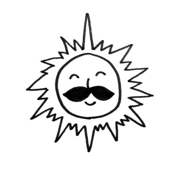 3款關于太陽的簡筆畫
