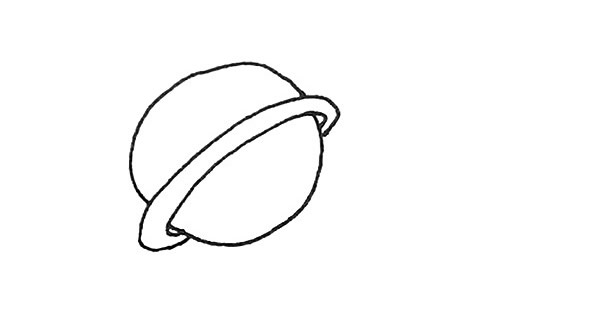 涂色的星球簡(jiǎn)筆畫(huà)步驟