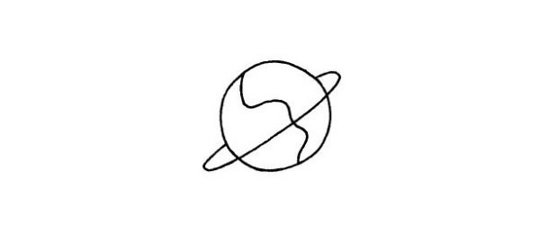 關于星球的簡筆畫