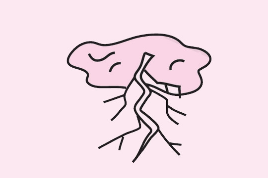 分享幾張打雷閃電的簡筆畫