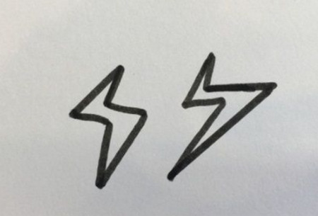 關(guān)于閃電的簡筆畫步驟