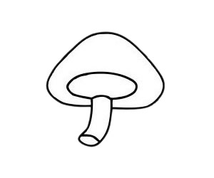 簡單蘑菇的詳細(xì)畫法